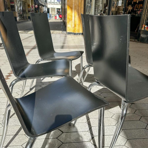 Philippe Starck, set of 5 "Olly Tango" chairs, 1990s
