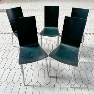 Philippe Starck, set van 5 stoelen "Olly Tango", jaren 90