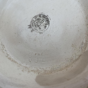 Boch Frères La Louvière, Art Nouveau cracked earthenware bowl, early 20th century