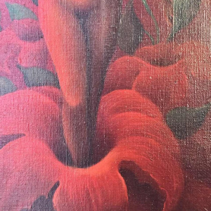 Jules PETIT « Venus » peinture huile sur toile, 1979