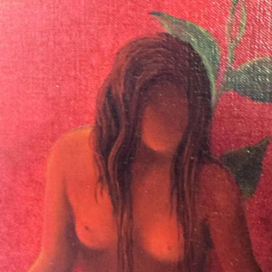 Jules PETIT « Venus » peinture huile sur toile, 1979