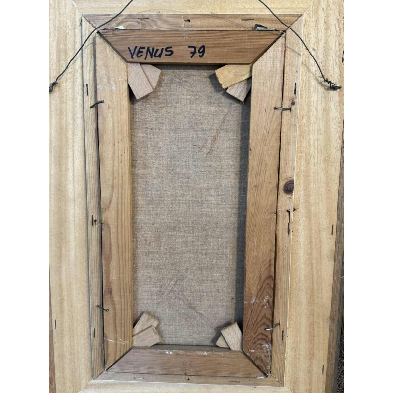 Jules PETIT « Venus » schilderij olie op doek, 1979