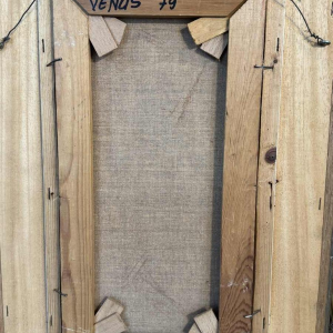 Jules PETIT « Venus » schilderij olie op doek, 1979