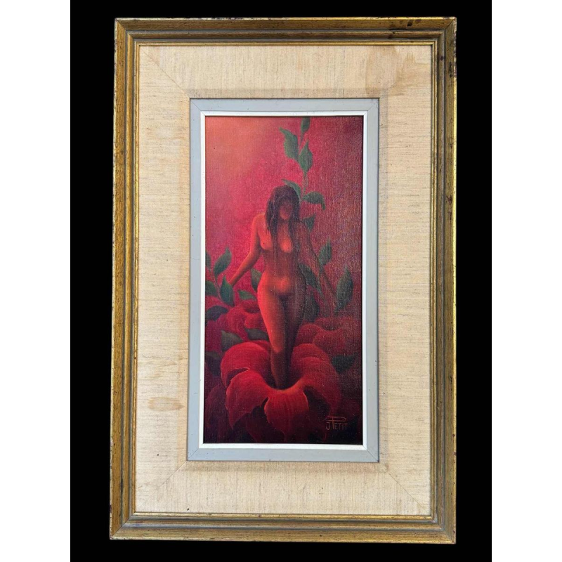 Jules PETIT « Venus » peinture huile sur toile, 1979