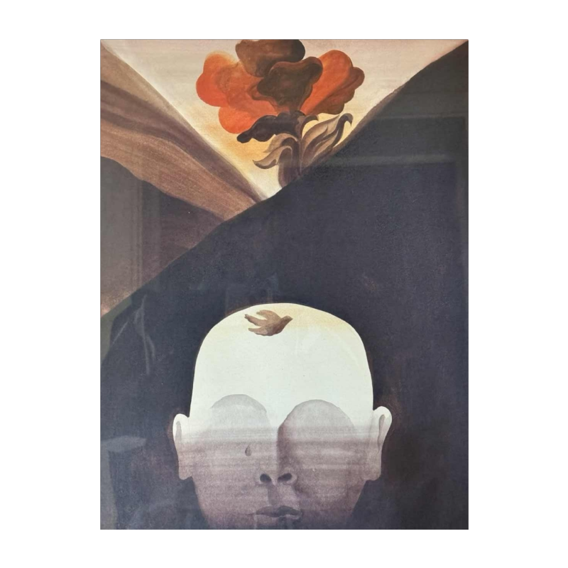 Michel CIPARISSE, schilderij aquarel op papier, ca 1980