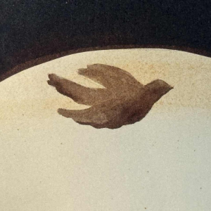 Michel CIPARISSE, peinture aquarelle sur papier, ca 1980