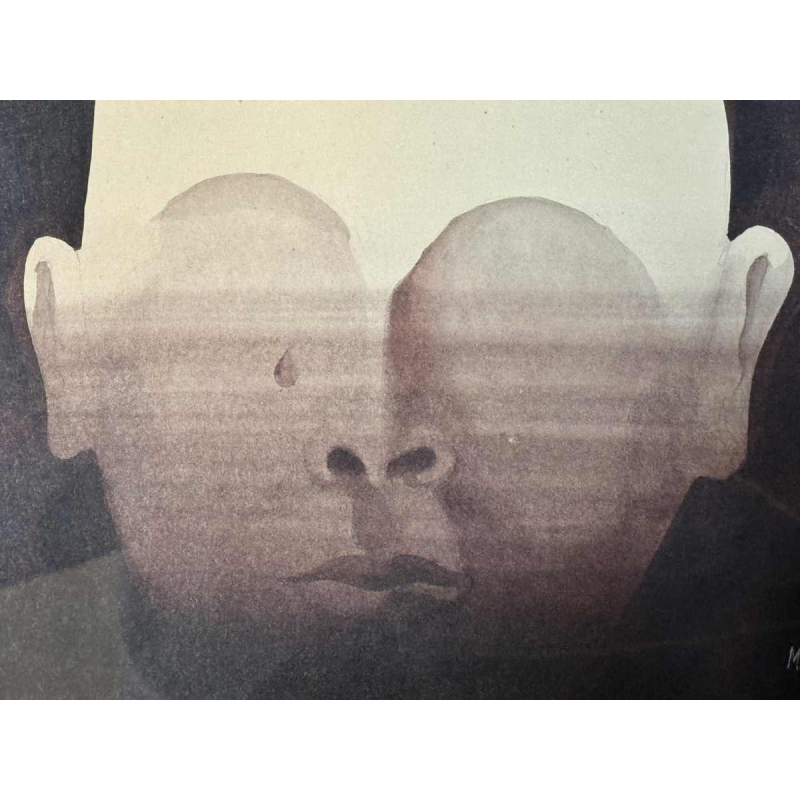 Michel CIPARISSE, schilderij aquarel op papier, ca 1980