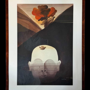 Michel CIPARISSE, painting watercolour on paper, ca 1980