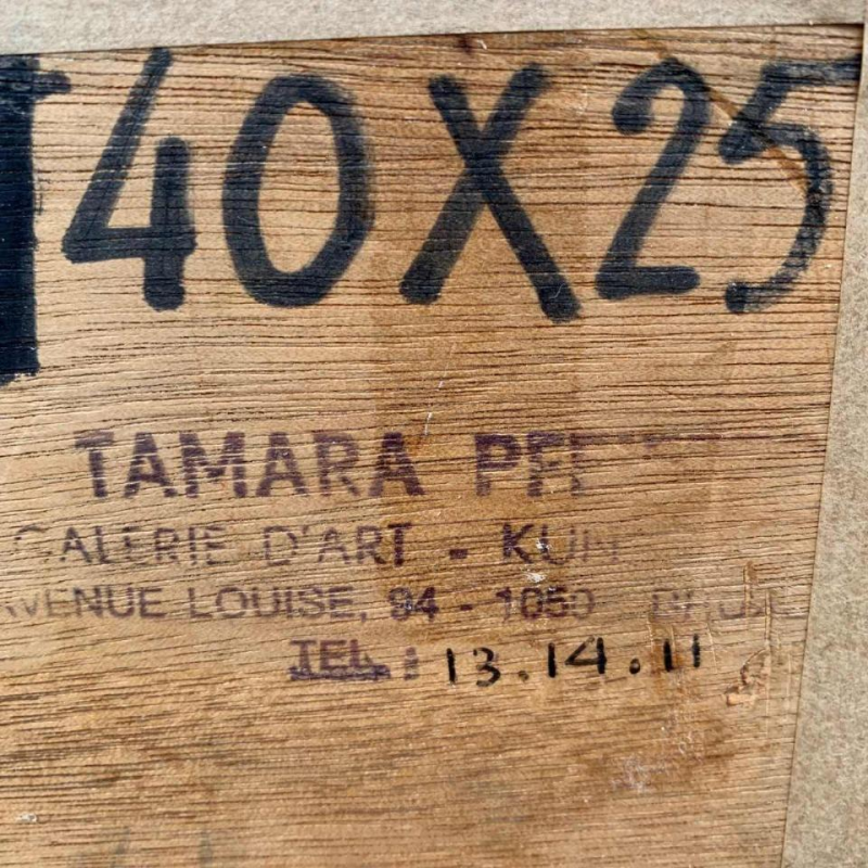 SAMAIN Eugène Oil on canvas "surrealist scene"