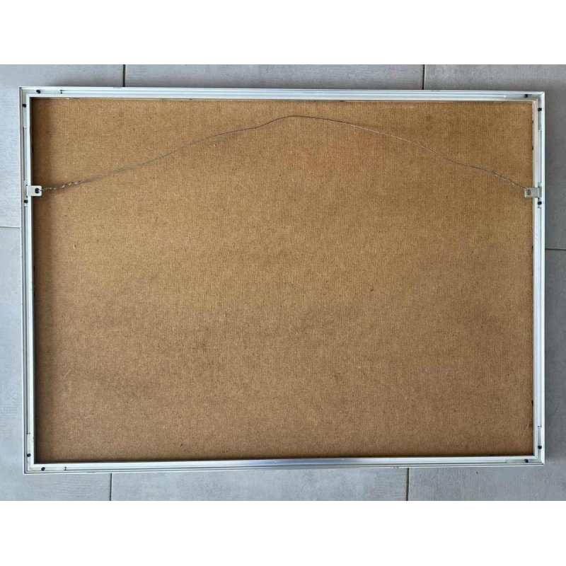 Gustave Camus 'Harbour view, fishing boats' colour lithograph numbered 9/125