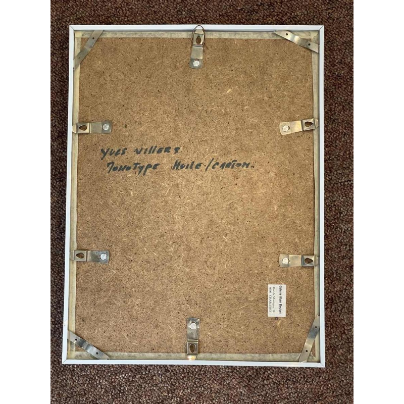 Yves VILLERS (1949-) Monotype 20x14 cm