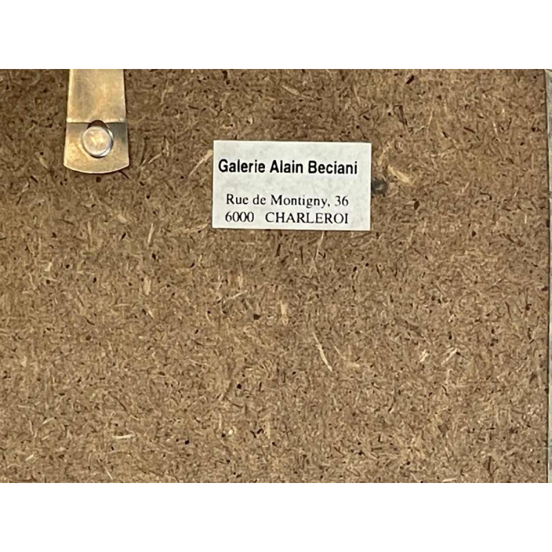 Yves VILLERS (1949-) Monotype 20x14 cm