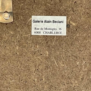 Yves VILLERS (1949-) Monotype 20x14 cm