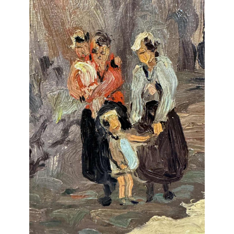 Albert DANDOY (1885-1977): Namen - Porte Monin rue des Brasseurs.