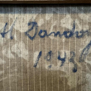 Albert DANDOY (1885-1977): Namur - Porte Monin rue des Brasseurs.