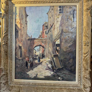 Albert DANDOY (1885-1977): Namen - Porte Monin rue des Brasseurs.