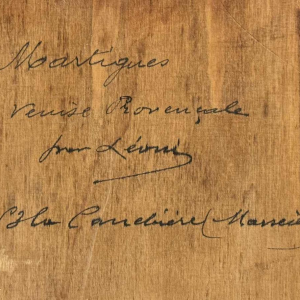 " Martigues La Venise Provençale ", paire d'huiles Leoni à Marseille vers 1920