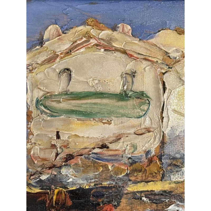 " Martigues La Venise Provençale" set of 2 paintings Leoni at Marseille 1920