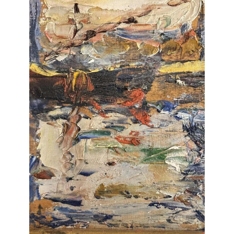 " Martigues La Venise Provençale" set of 2 paintings Leoni at Marseille 1920