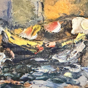 " Martigues La Venise Provençale" set of 2 paintings Leoni at Marseille 1920