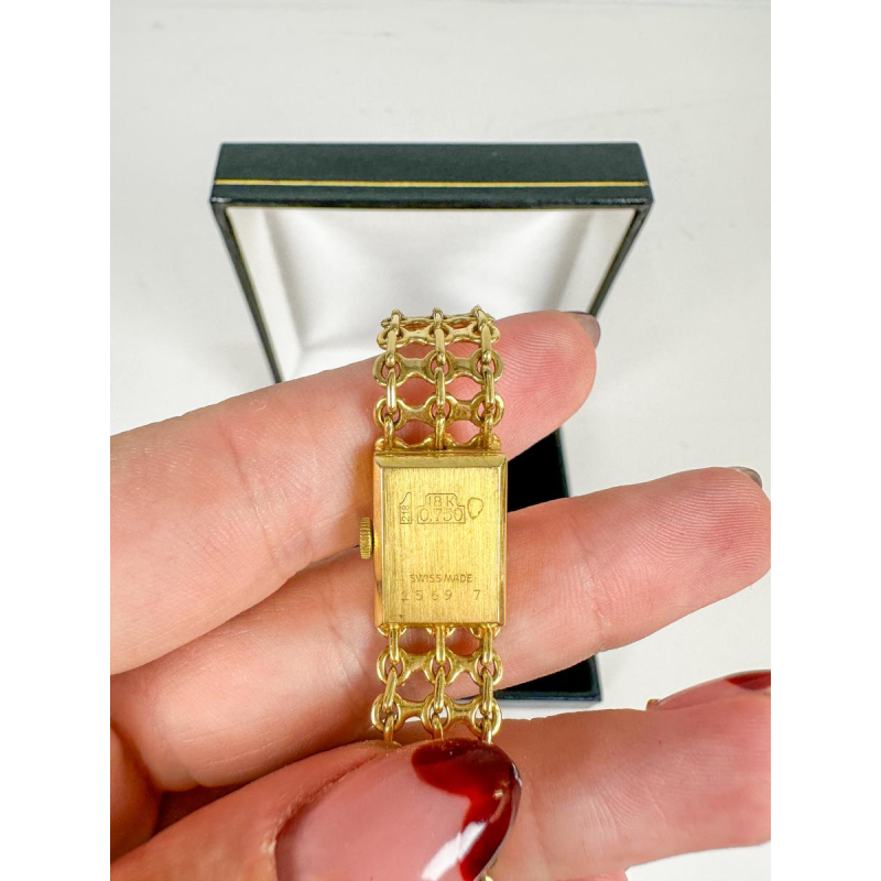 Montre-bracelet en or 18k, automatique à remonter