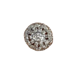 White gold and diamond ring