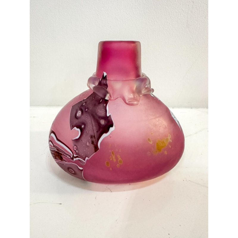 Louis Leloup, petit vase signé, années 90