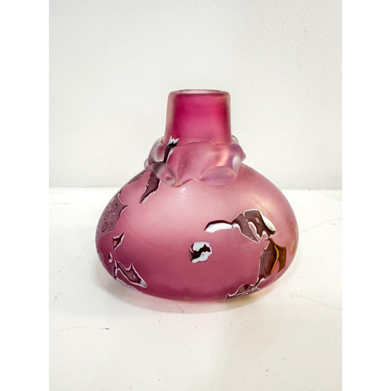 Louis Leloup, petit vase signé, années 90