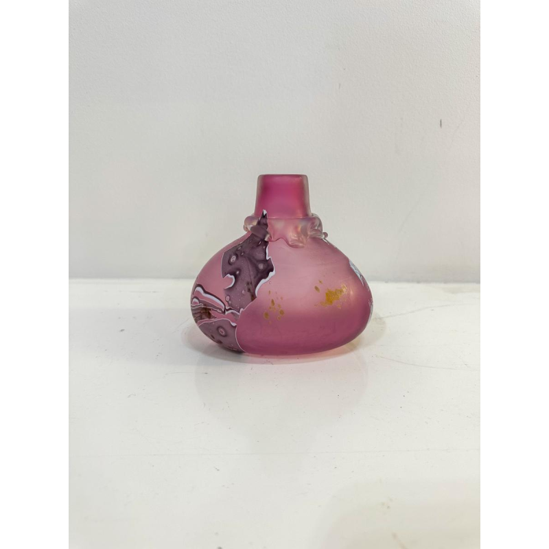 Louis Leloup, small signed vase, 1990s