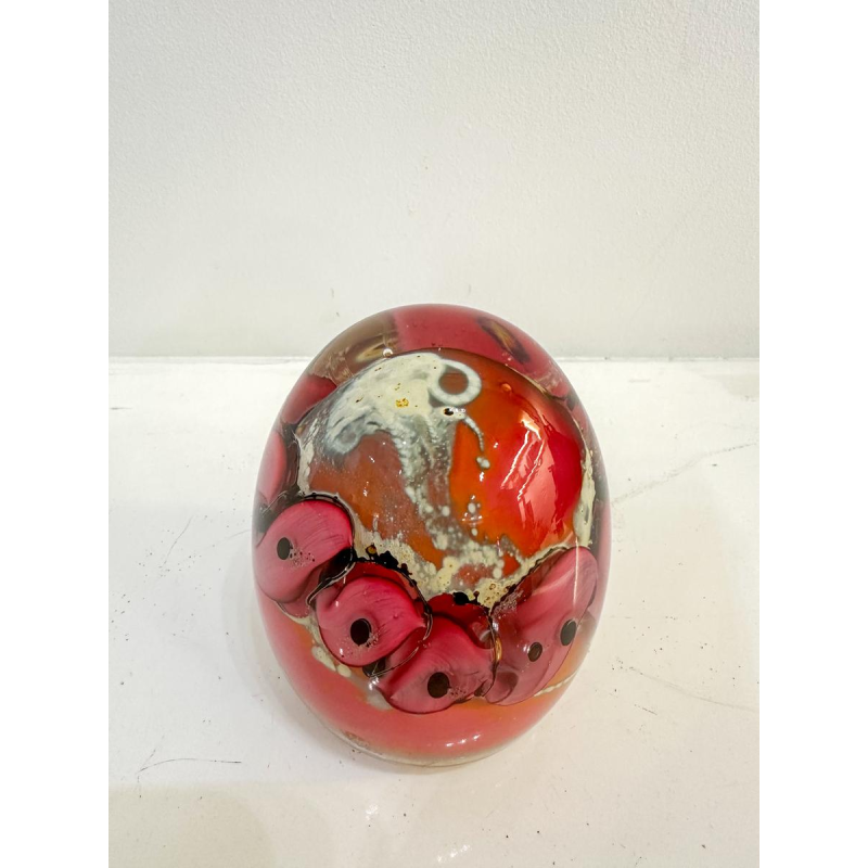 Louis Leloup, presse-papier en verre, 2003