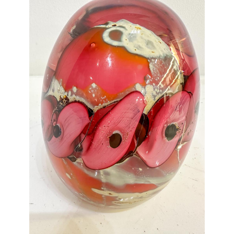 Louis Leloup, glass paperweight, 2003