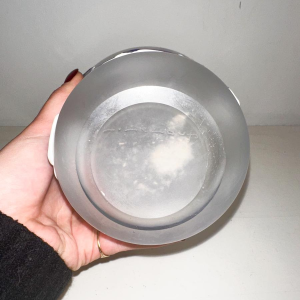 Louis Leloup, vase en verre aux motifs abstraits, années 90