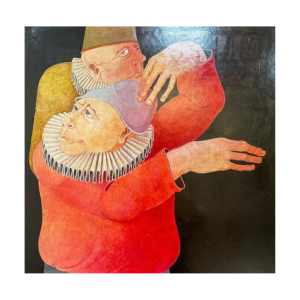 Jean-Pierre Félix, huile sur toile signée, tableau expressionniste, 20e siècle