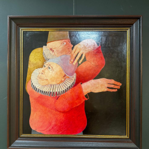 Jean-Pierre Félix, oil on canvas, signed, expressionist painting, 20th century