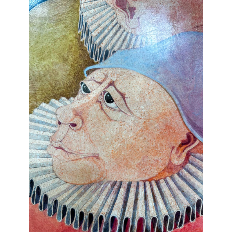 Jean-Pierre Félix, huile sur toile signée, tableau expressionniste, 20e siècle