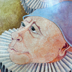 Jean-Pierre Félix, huile sur toile signée, tableau expressionniste, 20e siècle