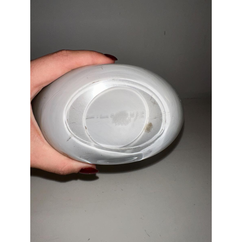 Louis Leloup, blauw en goud overlay vaas, 1973