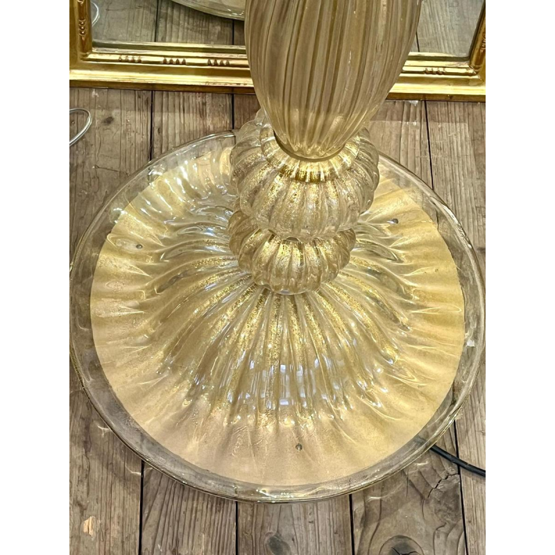 Barovier & Toso (attribué à) à Murano, lampadaire en verre et or, Italie ca 1960/70