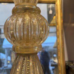 Barovier & Toso (attribué à) à Murano, lampadaire en verre et or, Italie ca 1960/70