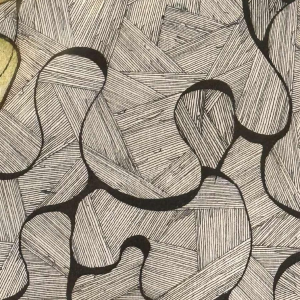 Jacques DEBAIX “Gezicht” gemengde techniek, ca 1980