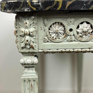 Gesneden en gelakte houten console, Frankrijk vroeg 19e eeuw