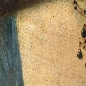 Portrait of a woman adorned with jewels, probable German school, 18th century