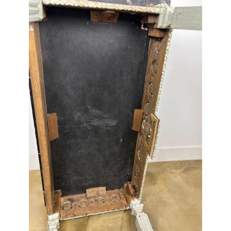 Console en bois sculpté et laqué, France début XIXe s