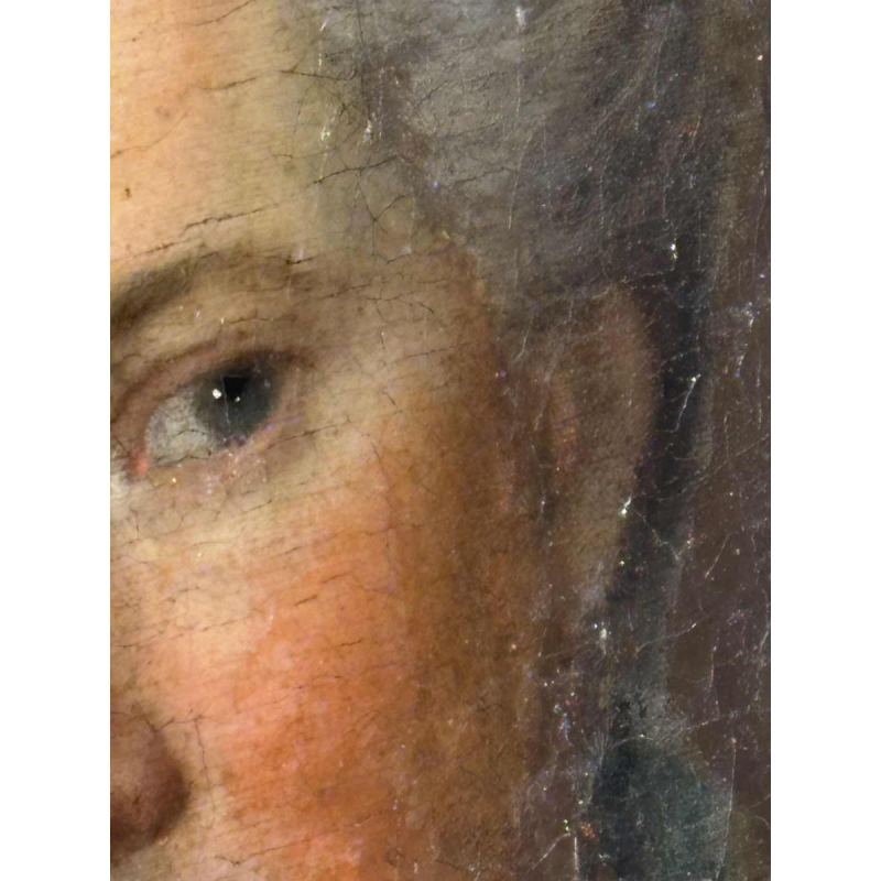 Portret van een vrouw versierd met juwelen, vermoedelijk Duitse school, 18e eeuw