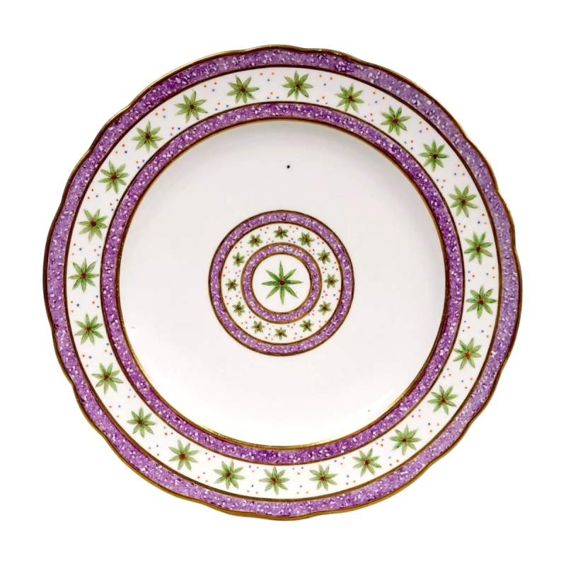 Manufacture de Sèvres, assiette en porcelaine tendre, fin XVIIIe s - Révolutionnaire