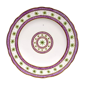Sèvres factory, soft porcelain plate, late 18th century - Revolutionary