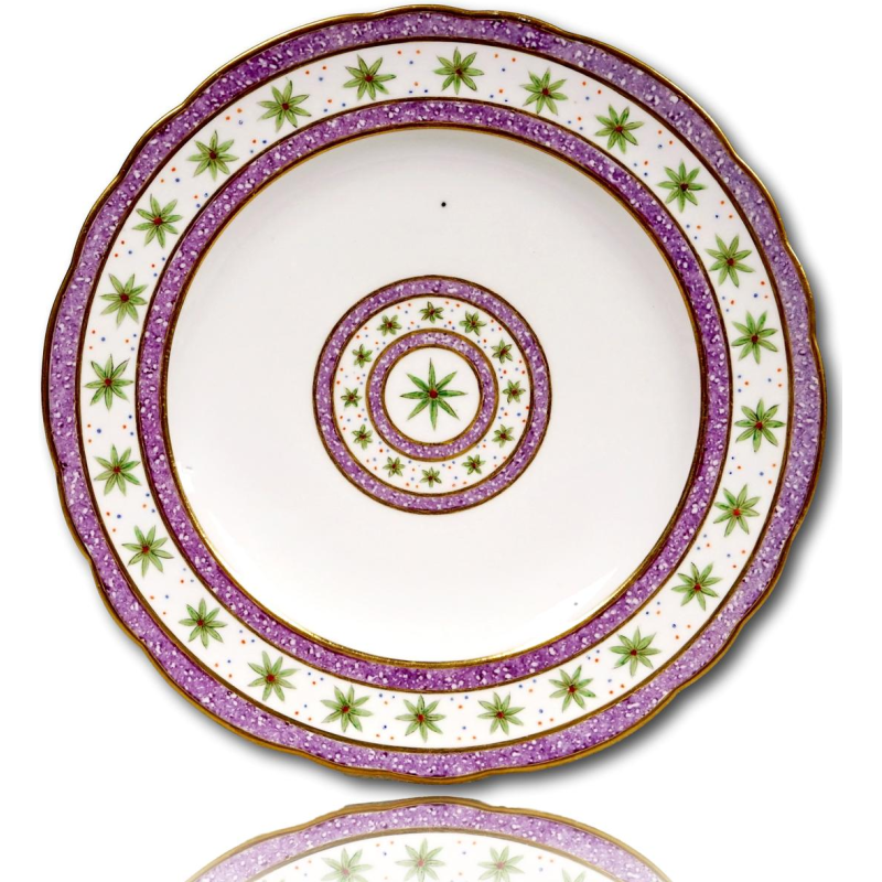 Sèvres factory, soft porcelain plate, late 18th century - Revolutionary