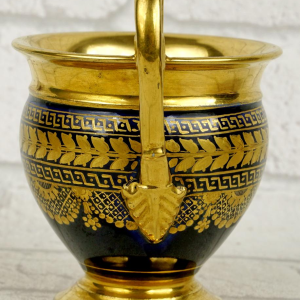 Porcelaine de Paris - Manufacture de Darte (attribuée à) tasse et soucoupe, début XIXe s