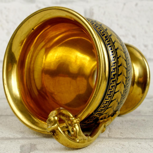 Paris Porcelain - Darte Manufacture (attributed to) cup and saucer, early 19th century