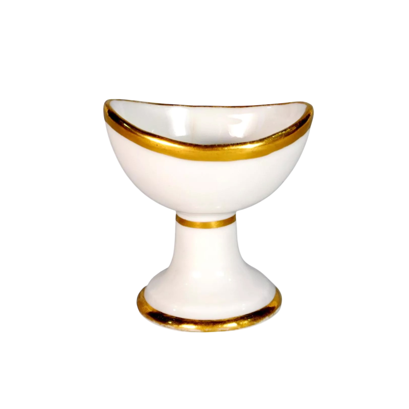 Porcelaine de Paris, bain d'oeil ou rince oeil, époque Empire